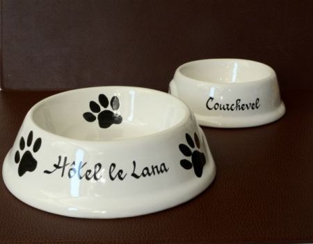 Personalised dog bowl